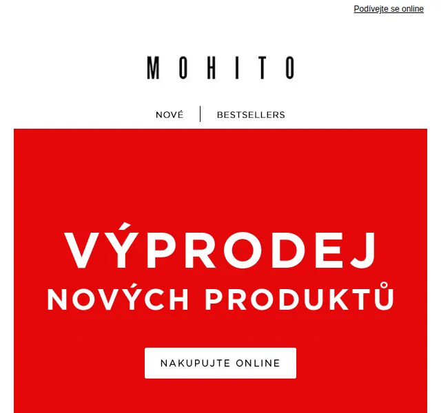 MOHITO: výprodej nových modelů – červen 2026 | Nuslet.cz