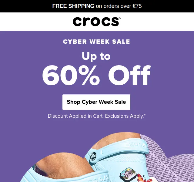 Crocs: sleva až 60 % – červen 2026 | Nuslet.cz