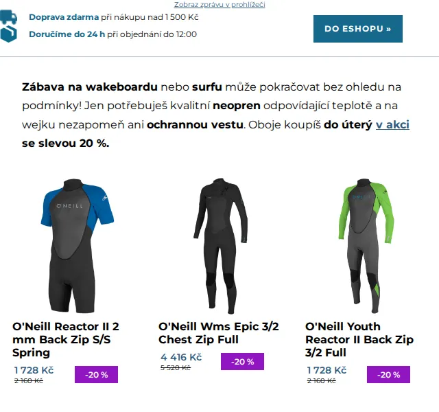 SNOWBOARD ZEZULA: Neopreny a vesty -20 % – červen 2026 | Nuslet.cz