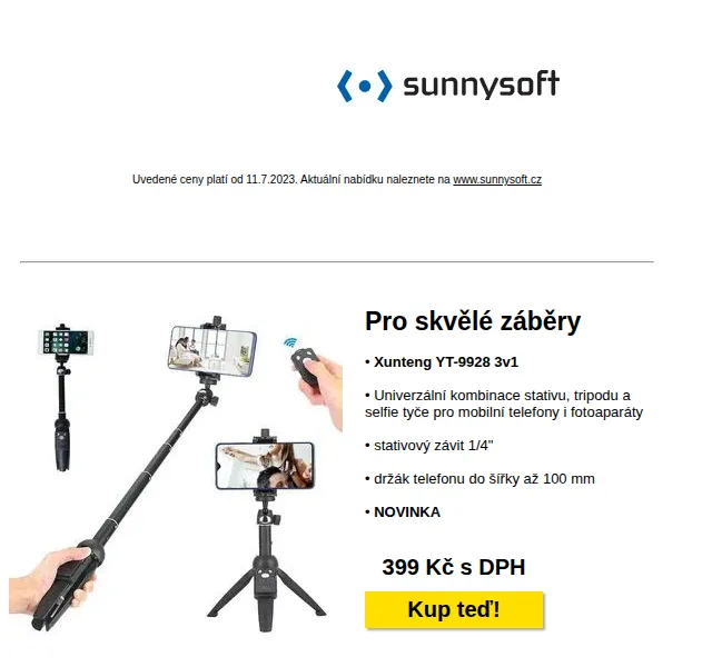 Sunnysoft.cz: Novinky a hity s akčními cenami – červen 2026 | Nuslet.cz