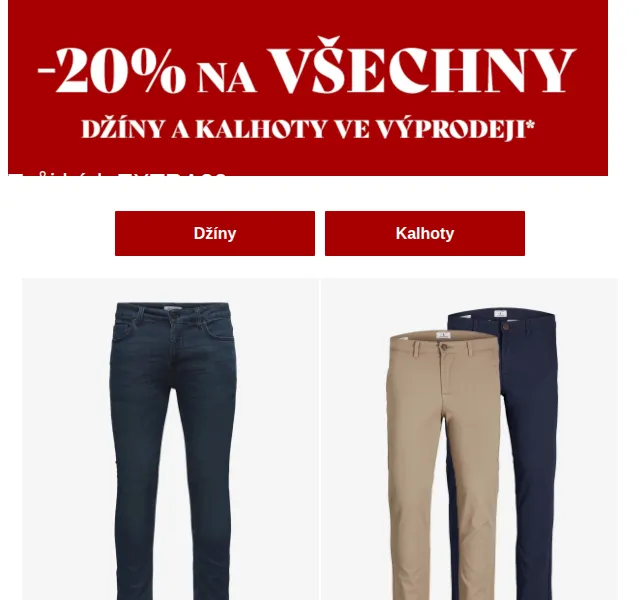 ABOUT YOU: -20 % na džíny a kalhoty ve výprodeji – červen 2026 | Nuslet.cz