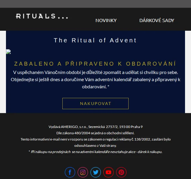 Rituals: Adventní kalendář The Ritual of Advent – červen 2026 | Nuslet.cz