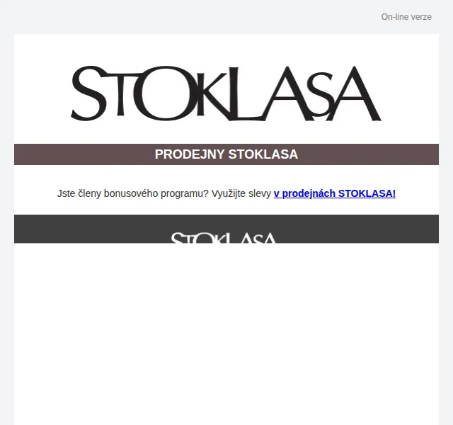 Stoklasa: Černý pátek 29. 11. – slevy na prodejnách | Nuslet.cz