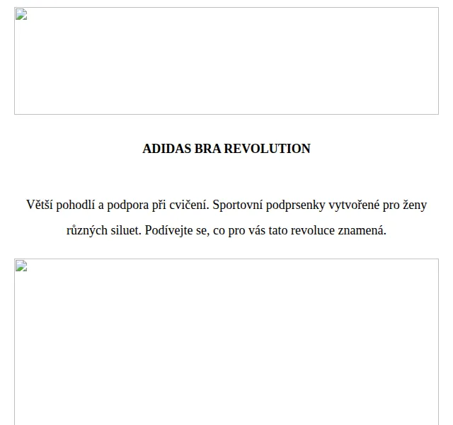 ANSWEAR.cz: Adidas Bra Revolution – červen 2026 | Nuslet.cz