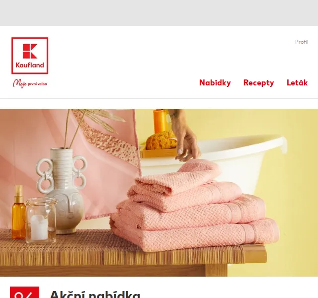 Kaufland: Ručníky od 59,90 Kč – červen 2026 | Nuslet.cz