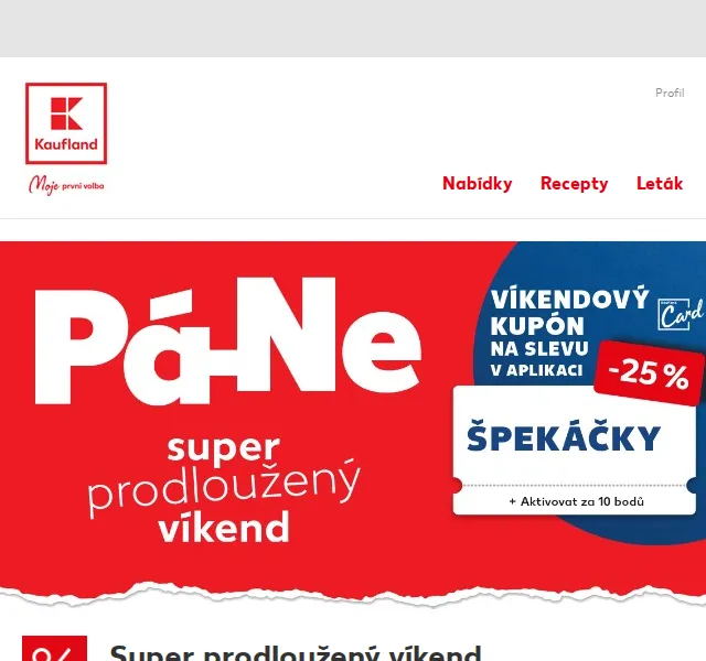 Kaufland: Hrozny 27,90 Kč a slevy 42 % – červen 2026 | Nuslet.cz