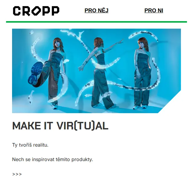 Cropp: nová kolekce Make It Vir(tu)al – červen 2026 | Nuslet.cz