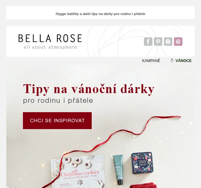 Bella Rose: Vánoční dárkové hygge balíčky – červen 2026 | Nuslet.cz
