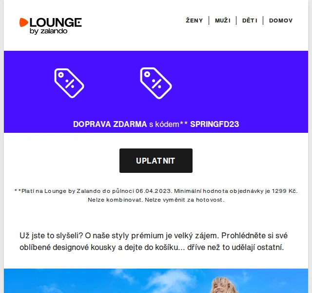 Lounge by Zalando: EA7 Armani & Tefal až 75 % – červen 2026 | Nuslet.cz