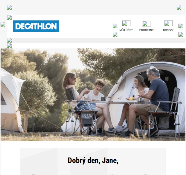 DECATHLON: Výprodej stanů – červenec 2026 | Nuslet.cz