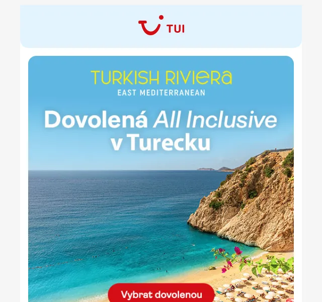TUI Česká republika: Dovolená v Turecku – květen 2026 | Nuslet.cz