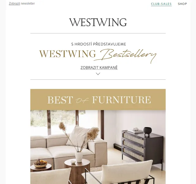 Westwing: Den bestsellerů – červen 2026 | Nuslet.cz