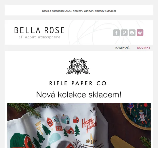 Bella Rose: Nové kolekce Rifle Paper Co. a Busy B – červen 2026 | Nuslet.cz