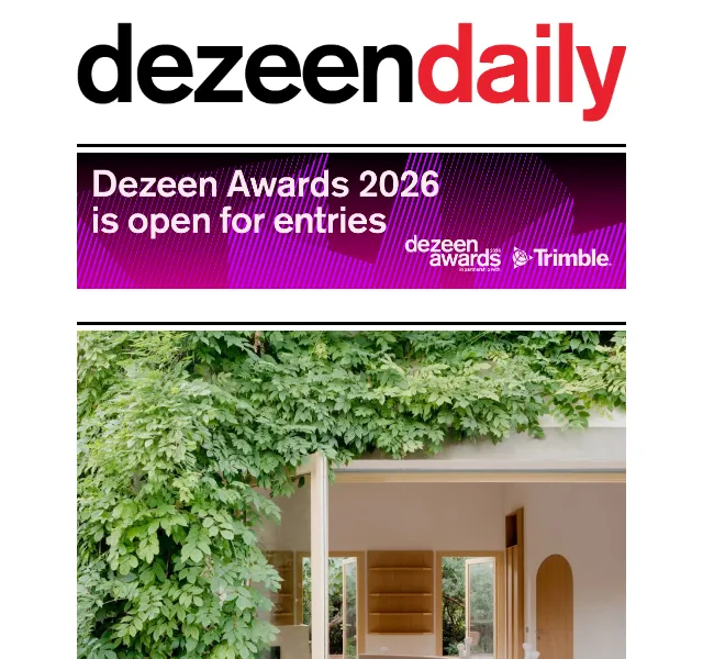Dezeen Daily: Architektura a design – červen 2026 | Nuslet.cz