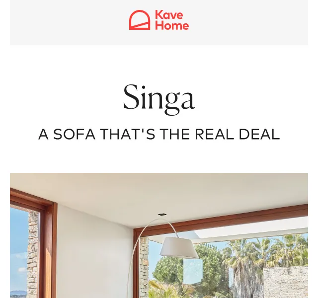 Kave Home Sale: Nová pohovka Singa – červen 2026 | Nuslet.cz