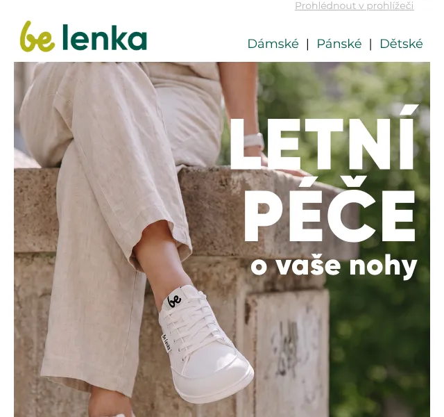 Be Lenka: Letní výprodej barefoot bot – srpen 2026