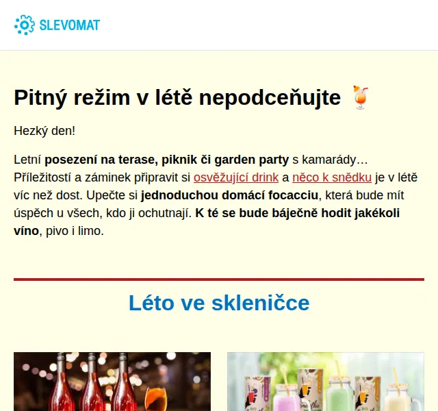 Slevomat: Letní drinky a dobroty – červen 2026 | Nuslet.cz