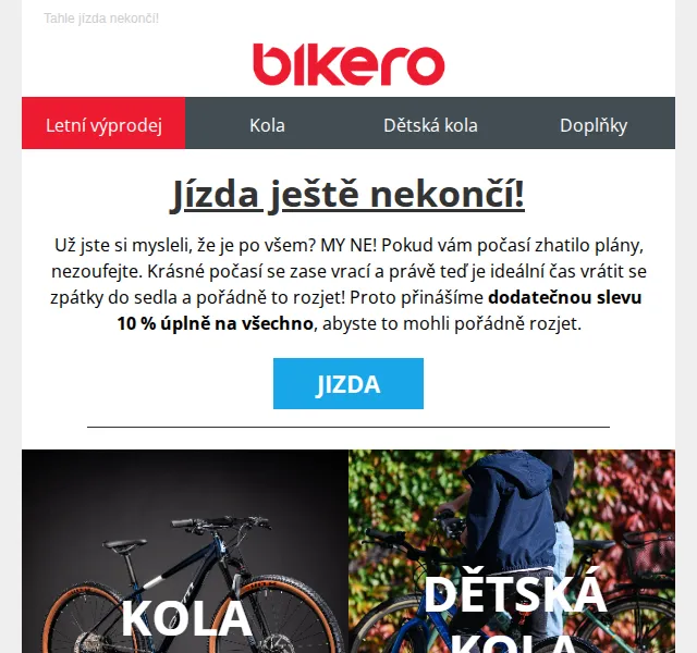 czbikero: 10% sleva na vše – červen 2026 | Nuslet.cz