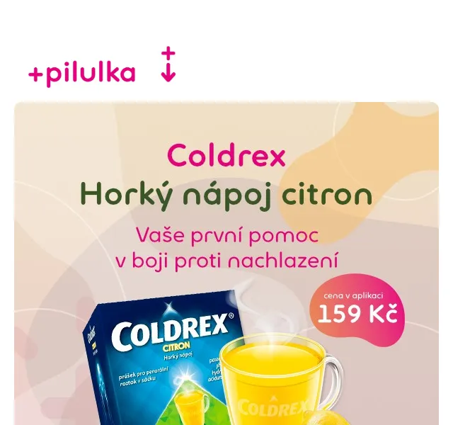 Pilulka.cz: Coldrex horký nápoj za 159 Kč – červen 2026 | Nuslet.cz