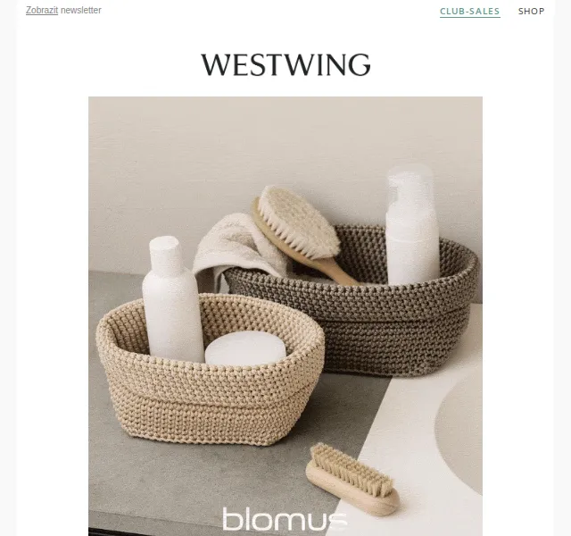 Westwing: blomus a Frandsen slevy – červenec 2026 | Nuslet.cz