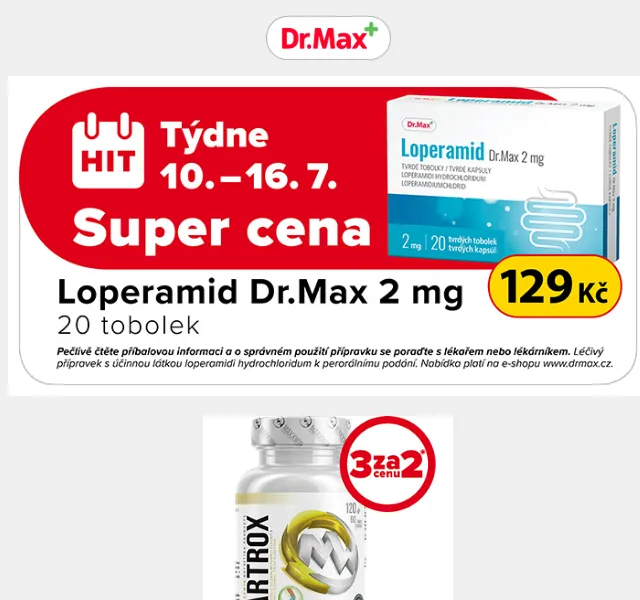 Dr.Max E-shop: Slevy na klouby a zdraví – červen 2026 | Nuslet.cz
