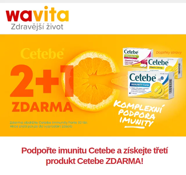 Wavita: Cetebe a Ladival 2+1 zdarma – červen 2026 | Nuslet.cz