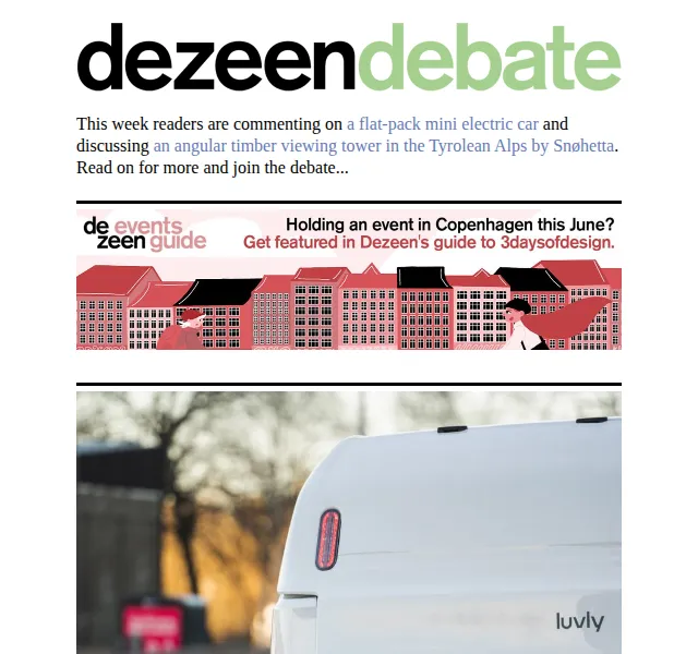 Dezeen Daily: týdenní přehled – červen 2026 | Nuslet.cz
