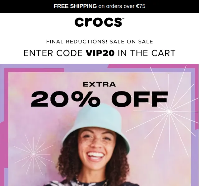 Crocs: Extra 20% sleva na zlevněné zboží – červen 2026 | Nuslet.cz