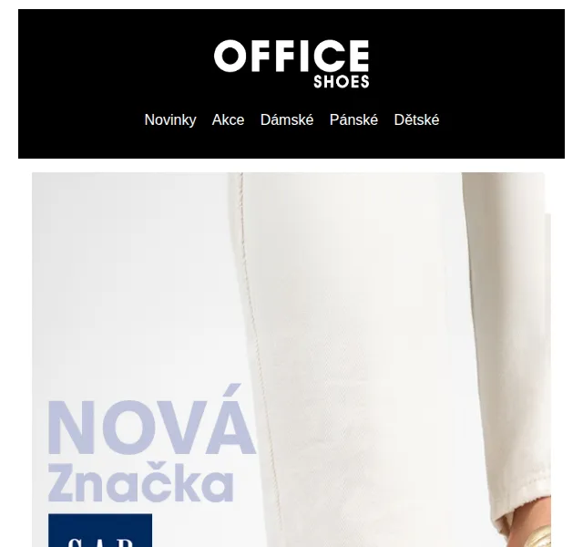Office Shoes Czech: Nová značka GAP – duben 2026 | Nuslet.cz