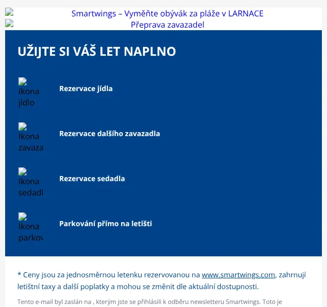Smartwings: Letenky do Larnaky od 2 950 Kč – květen 2026
