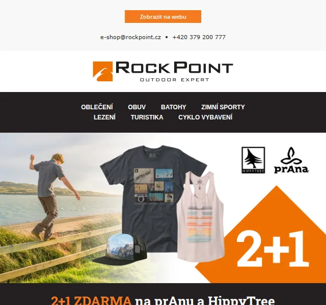 Rock Point: 2+1 ZDARMA na prAna a HippyTree – červen 2026 | Nuslet.cz
