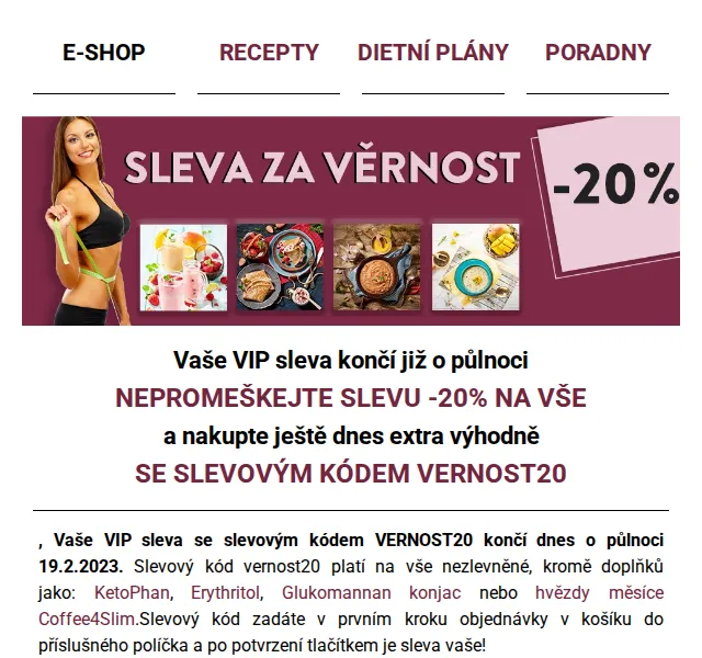 MyKETO: Sleva 20 % na vše – červen 2026 | Nuslet.cz