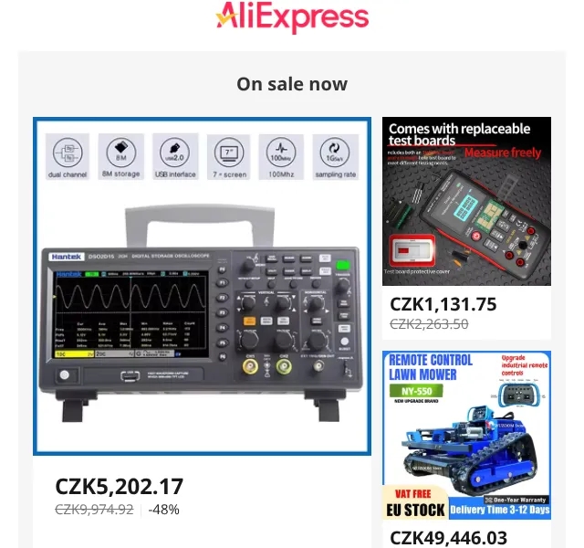 AliExpress: Slevy až 66 % – červen 2026 | Nuslet.cz