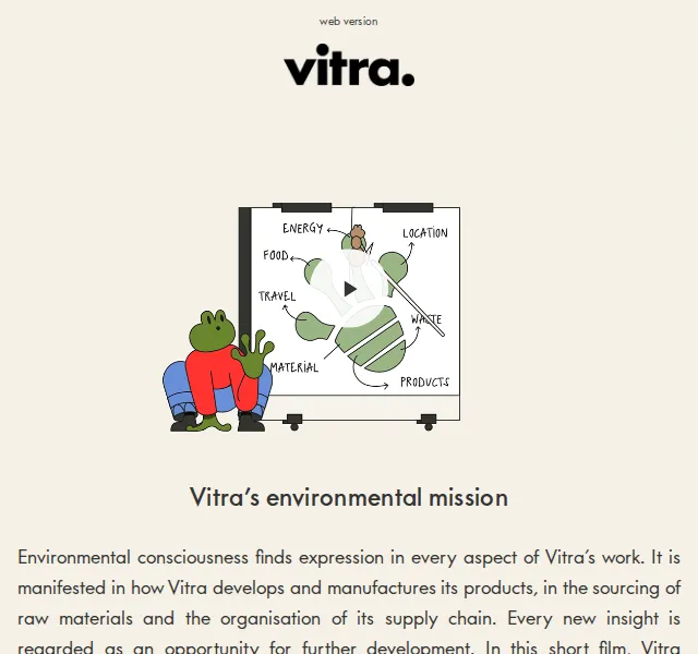 Vitra: Udržitelný nábytek z recyklovaného plastu – červen 2026 | Nuslet.cz