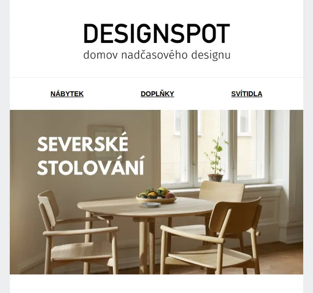 DESIGNSPOT: Severské stolování s MENU – červenec 2026 | Nuslet.cz