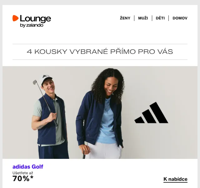 Lounge by Zalando: adidas, BOSS, Moschino – sleva až 78 % – červen 2026
