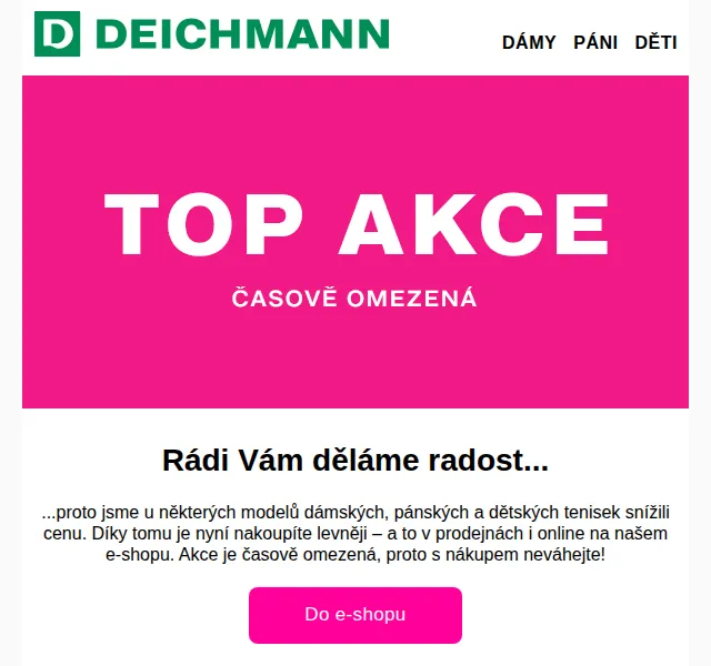DEICHMANN: Tenisky se slevou – červenec 2026 | Nuslet.cz