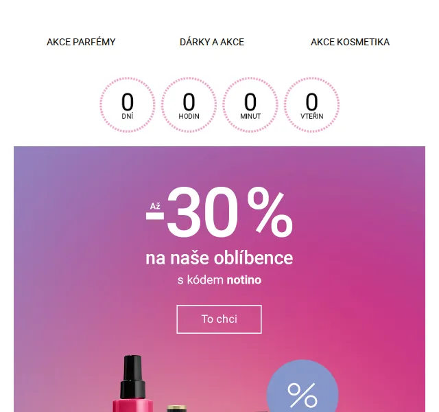 Notino: až 30% sleva na oblíbence – červenec 2026 | Nuslet.cz