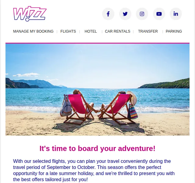 Wizz Air: Letenky od 19.99 € – září 2026 | Nuslet.cz