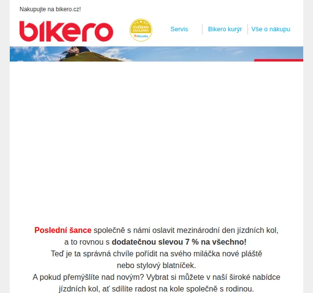 czbikero: Dodatečná sleva 7 % – červen 2026 | Nuslet.cz