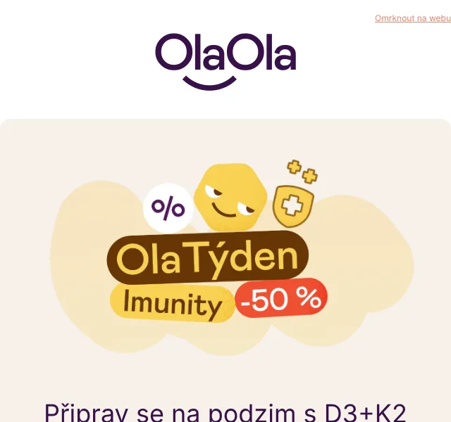 OlaOla: D3+K2 sleva 35 % – srpen 2026 | Nuslet
