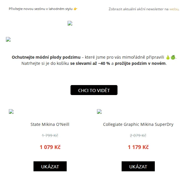 UrbanStore.cz: Slevy až 40 % na značky O'Neill, SuperDry, Diesel, Puma, GAP – červen 2026 | Nuslet.cz