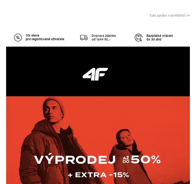 4Fstore: Extra 15% sleva na výprodej – říjen 2022 | Nuslet.cz