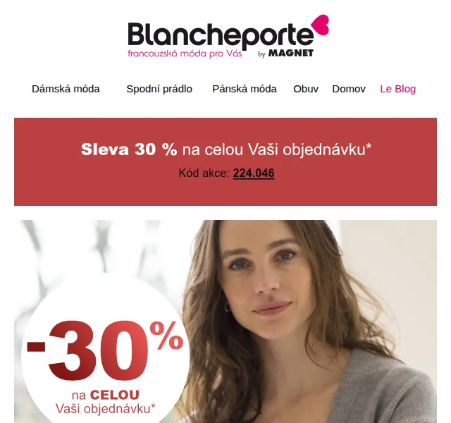 Blancheporte: Úpletové úlovky za akční ceny – červen 2026 | Nuslet.cz