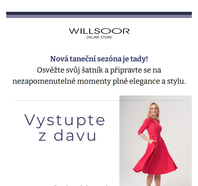 Košile Willsoor: Elegantní móda pro taneční sezónu – červen 2026 | Nuslet.cz