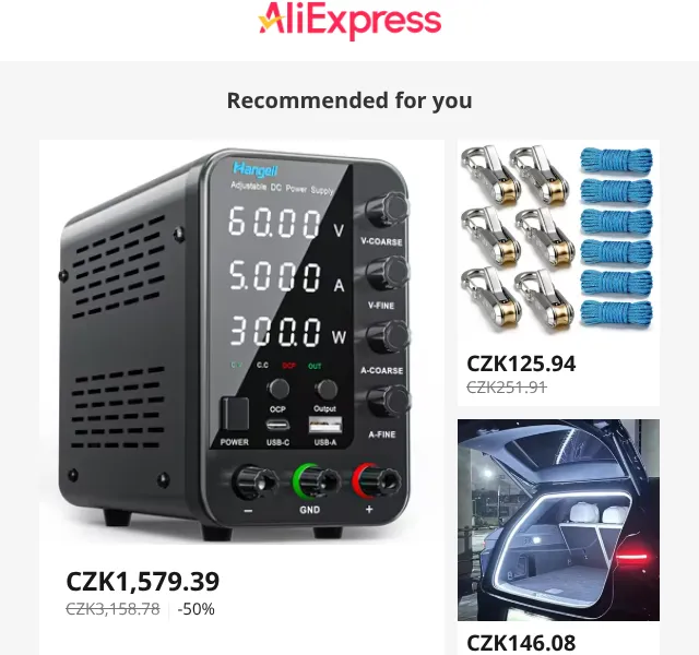 AliExpress: slevy až -85 % na bestsellery – červen 2026