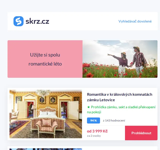 Vánoce na Skrz: romantické pobyty u Máchova jezera – červen 2026 | Nuslet.cz