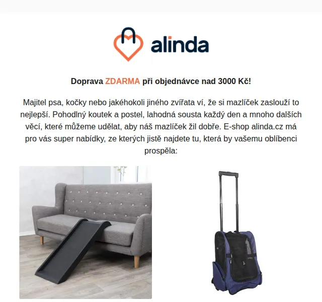 Alinda: Super nabídka pro domácí mazlíčky – červen 2026 | Nuslet.cz