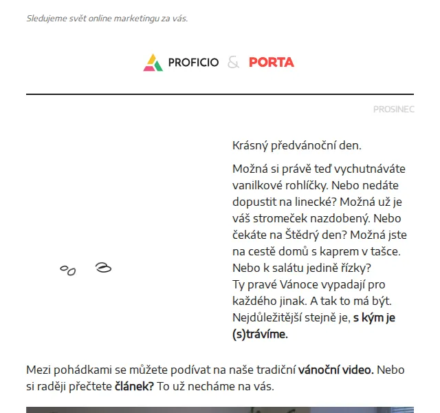 PROFICIO tým: Vánoční video a tipy na dárky – prosinec 2021 | Nuslet.cz
