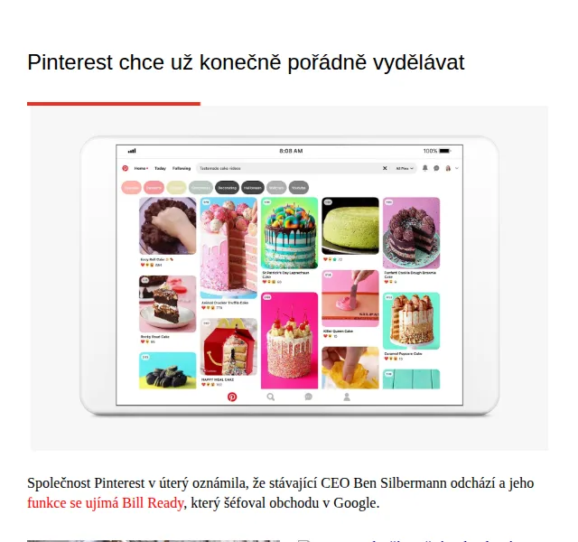 Marketing & Media: Pinterest chce konečně vydělávat – červen 2026 | Nuslet.cz